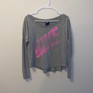 Nike gray Top